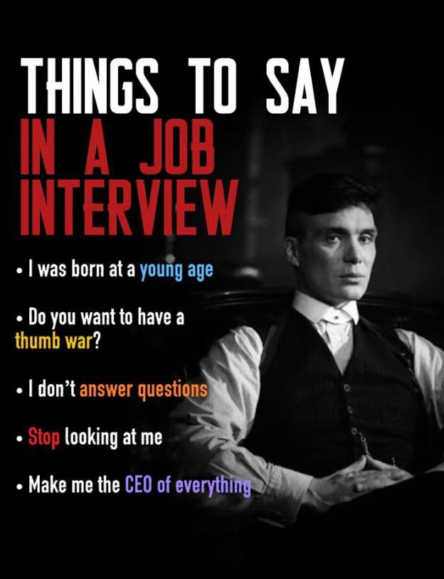 Things To Say Meme