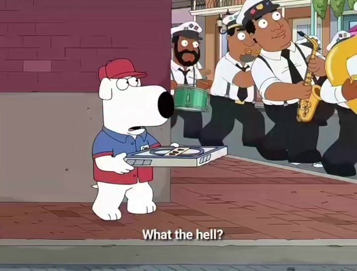 We're All Just Blocking the Street Meme